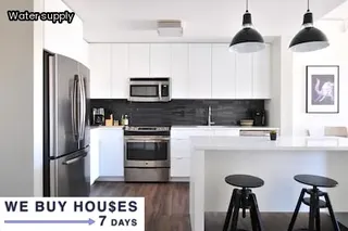 water line break in house